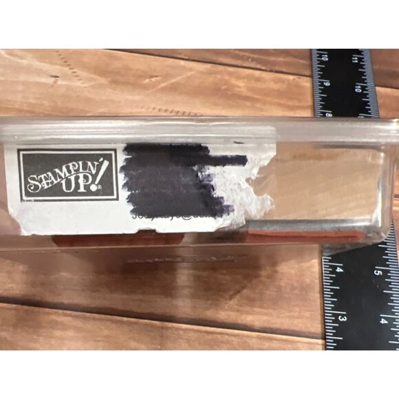 2003 Stampin Up! Around & About Wood Mounted Rubber Stamp Set Square Borders - Picture 4 of 4